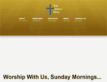 Tablet Screenshot of faithlutheransebring.com